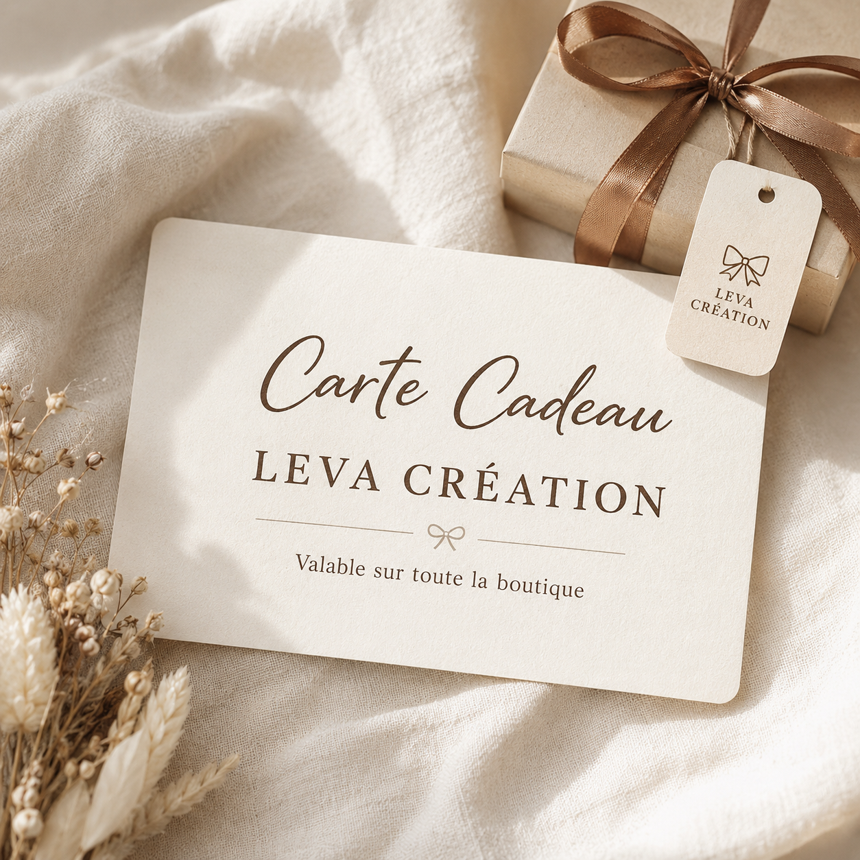 Carte cadeau Leva Création