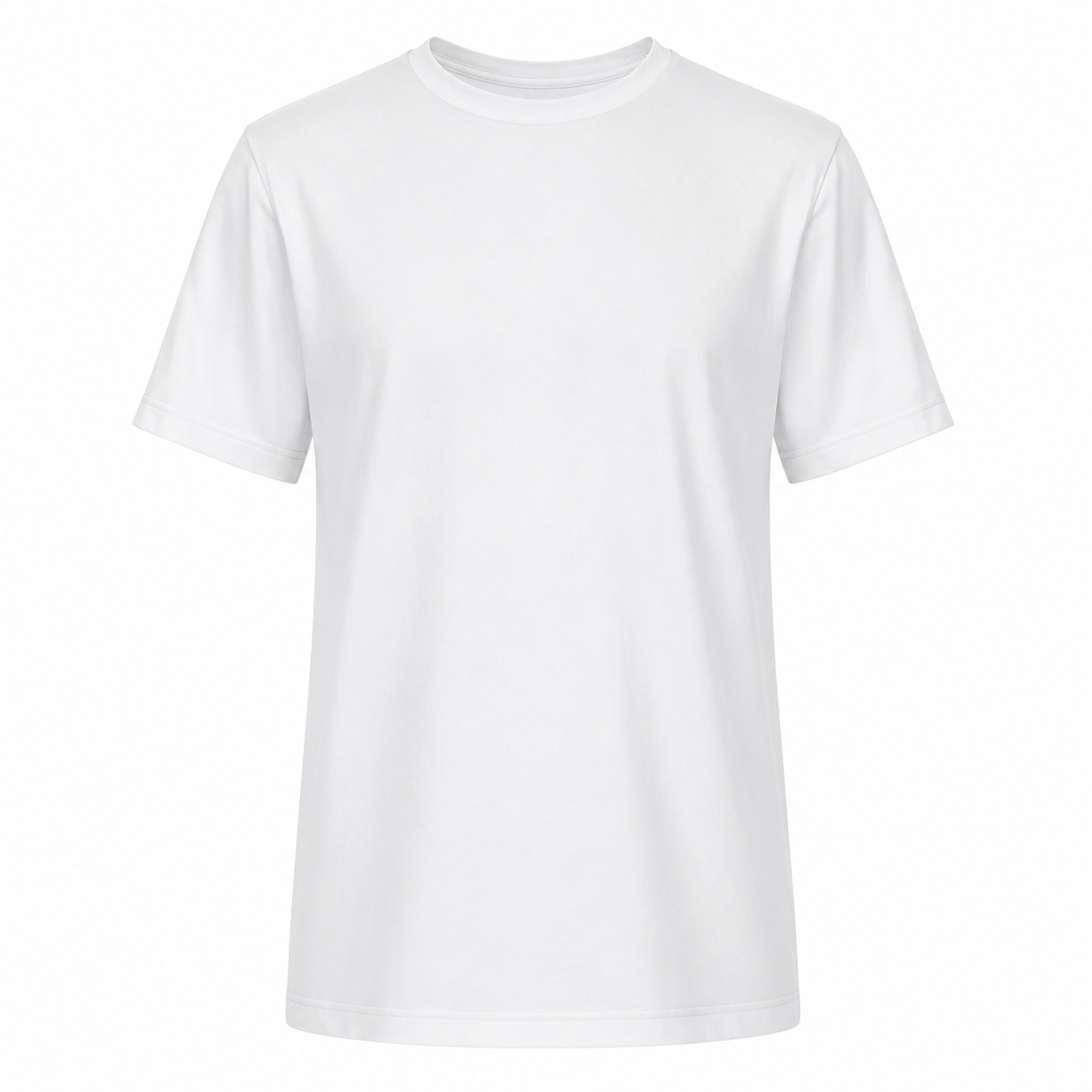 T-shirt en coton peigné et polyester