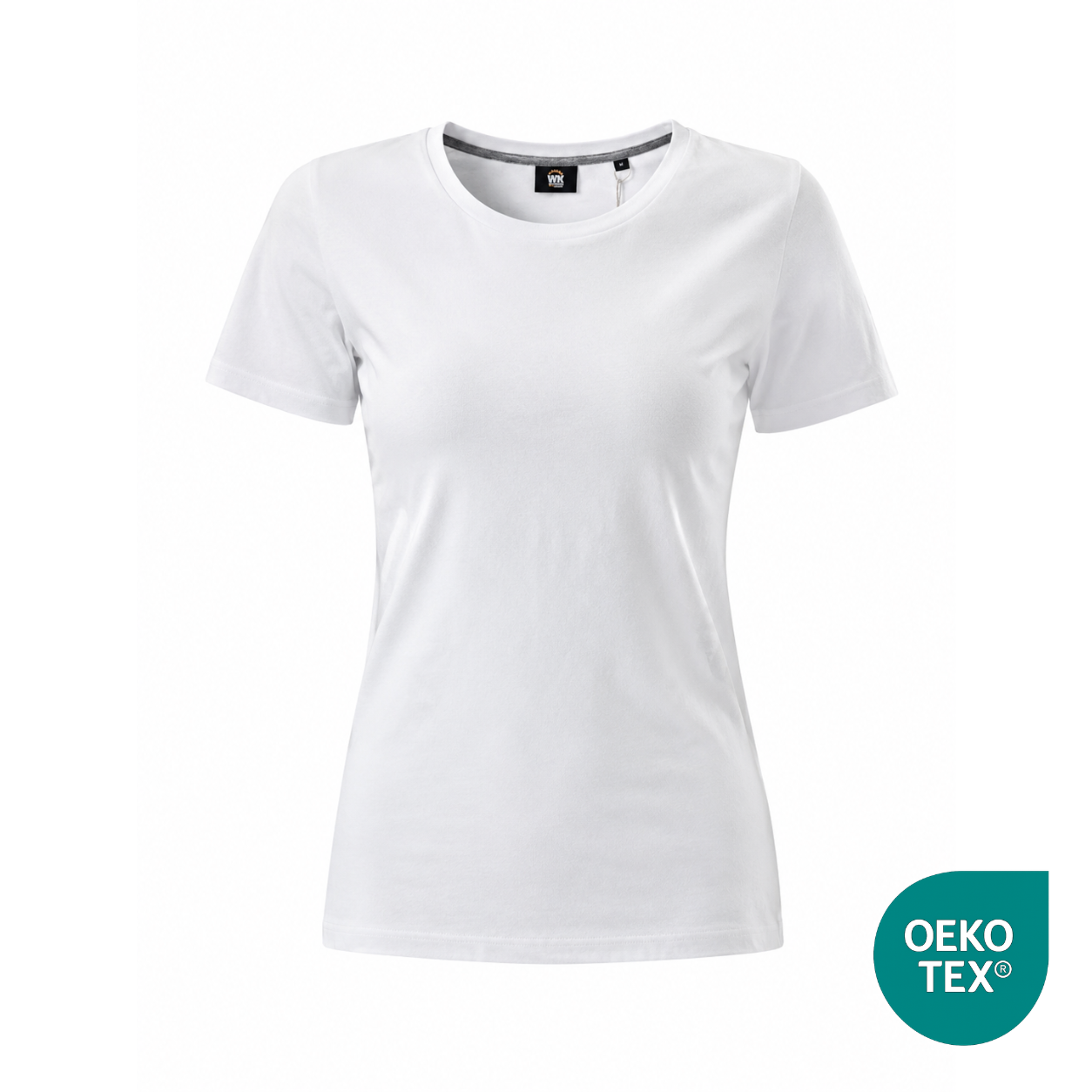 T-shirt en coton peigné et polyester femme