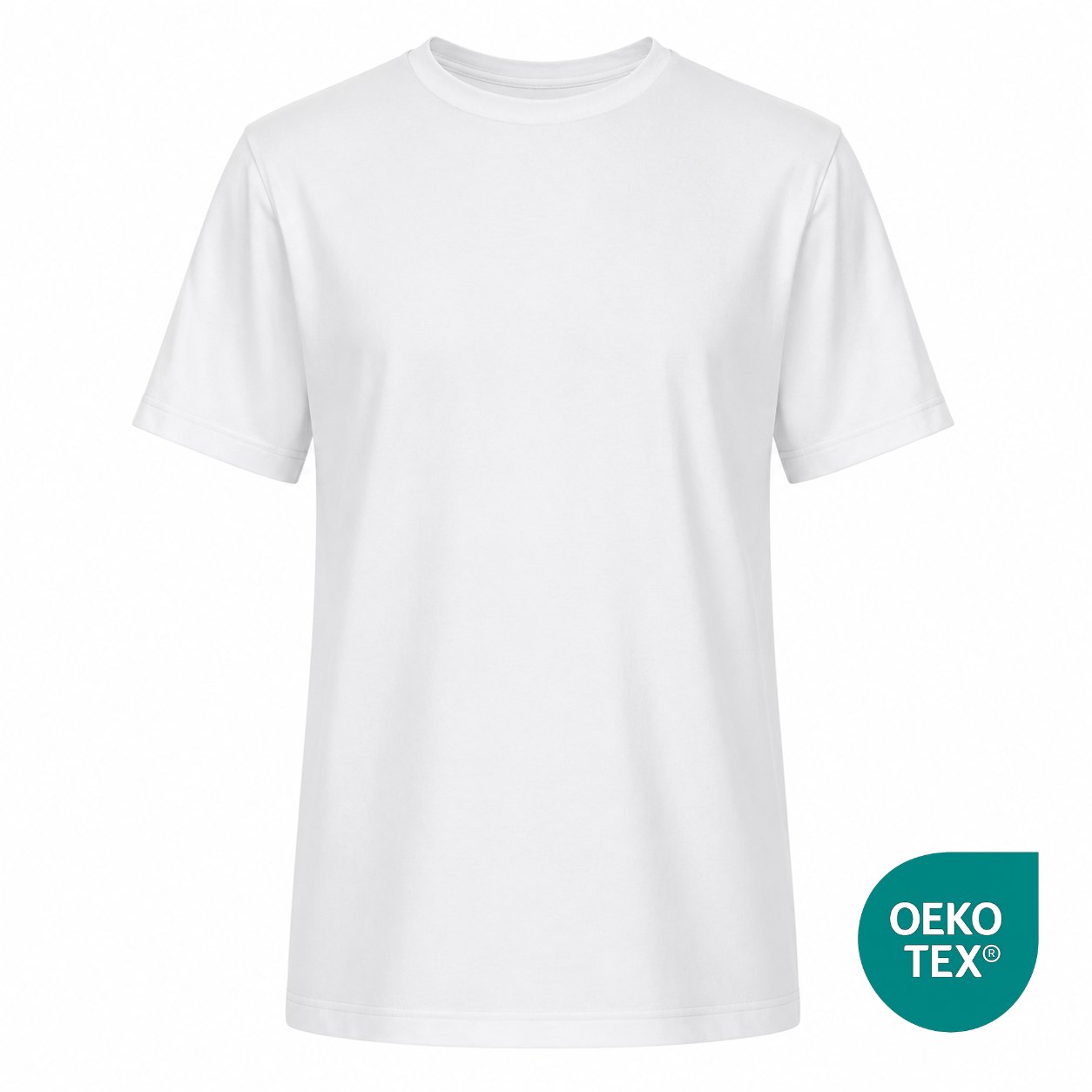 T-shirt en coton peigné et polyester