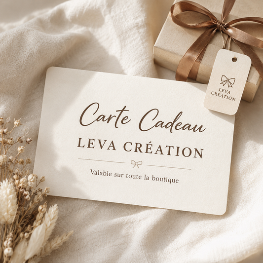 Carte cadeau Leva Création