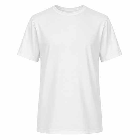T-shirt en coton peigné et polyester