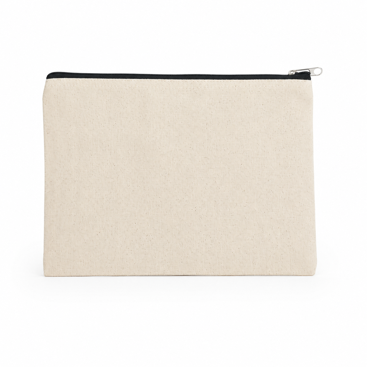 Pochette en coton canvas - grand modèle