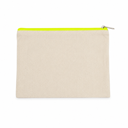 Pochette en coton canvas - grand modèle