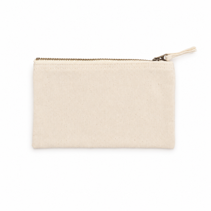 Pochette en toile de coton Natural