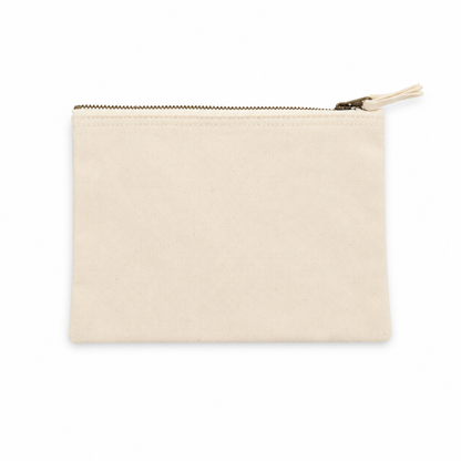 Pochette en toile de coton Natural