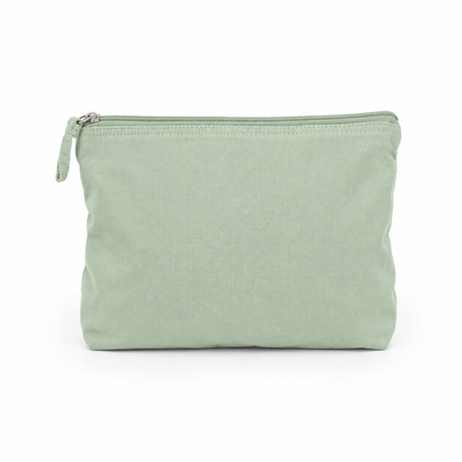 Trousse de toilette en toile de coton recyclé et coton