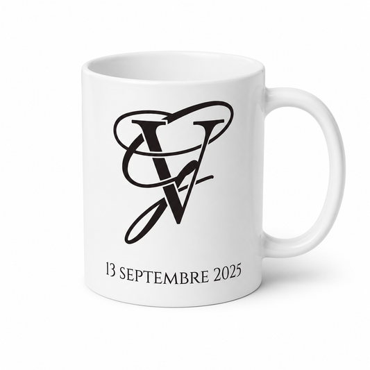 Mug blanc personnalisable