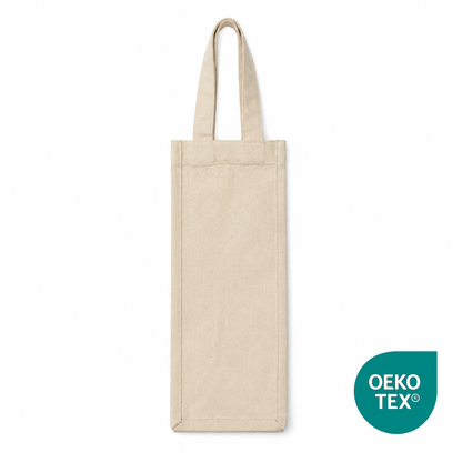 Sac porte-bouteille en coton canvas