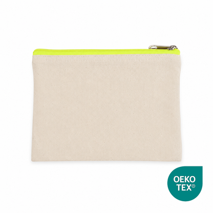 Pochette en coton canvas - petit modèle