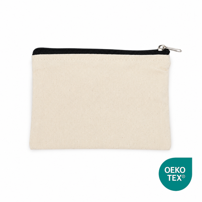 Pochette en coton canvas - petit modèle