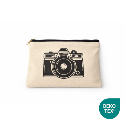 Trousse Beige "Appareil photo"