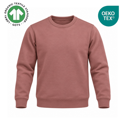 Sweat-shirt écoresponsable à col rond unisexe