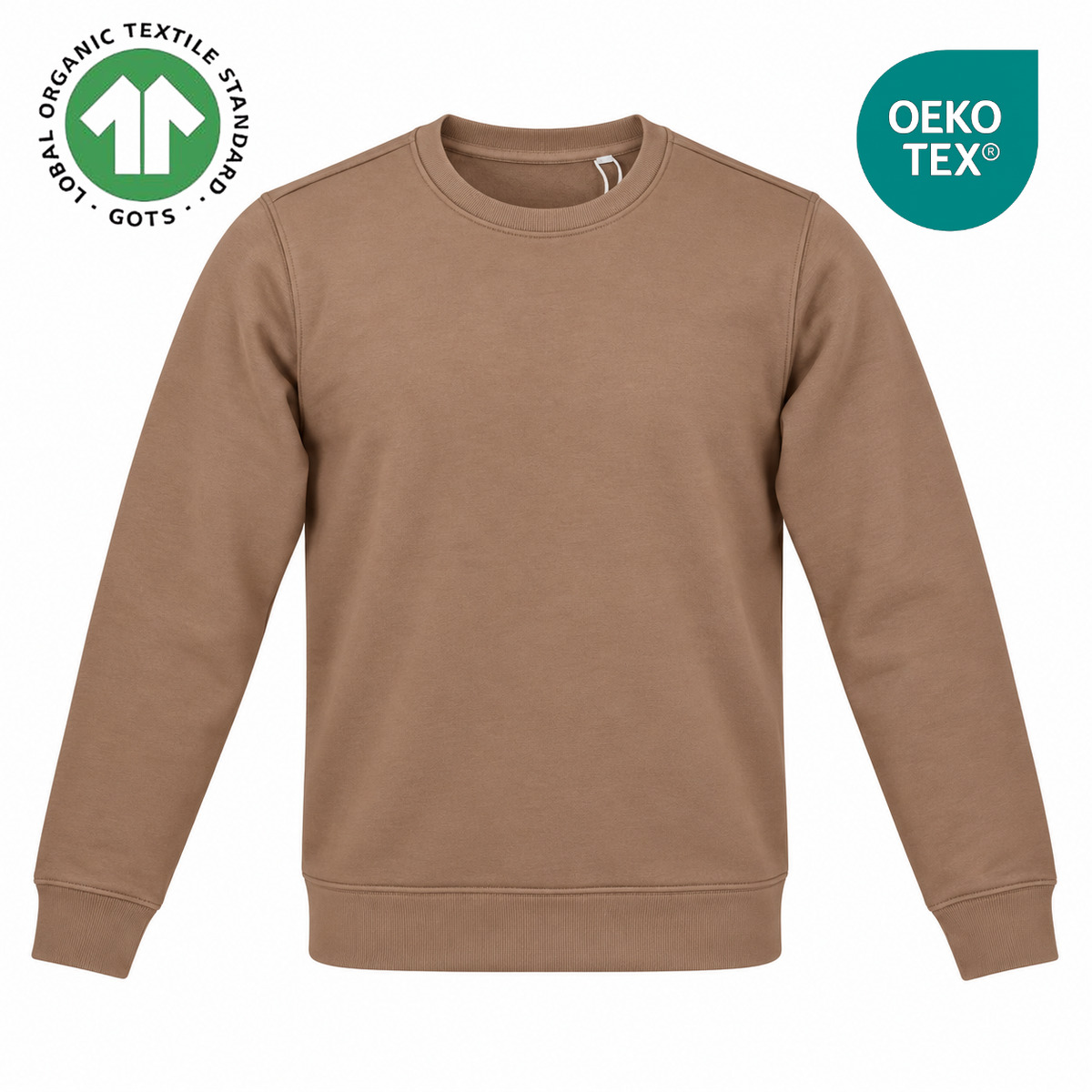 Sweat-shirt écoresponsable à col rond unisexe
