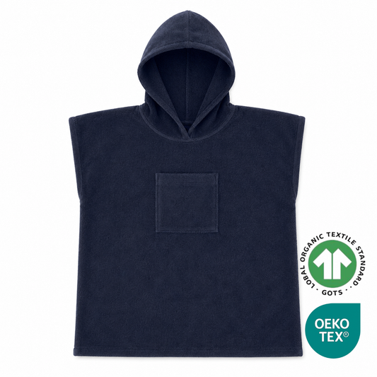 Poncho éponge à capuche enfant