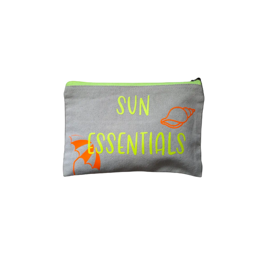 Trousse Beige "Sun Essentials" - Petit modèle