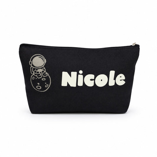 Pochette avec fermeture éclair K-loop avec prénom