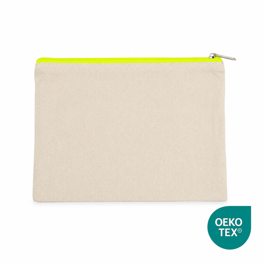 Pochette en coton canvas - grand modèle