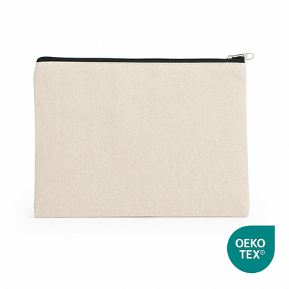 Pochette en coton canvas - grand modèle