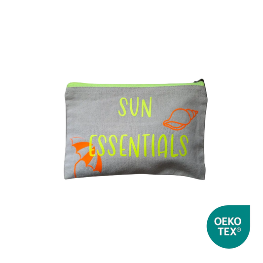 Trousse Beige "Sun Essentials" - Petit modèle