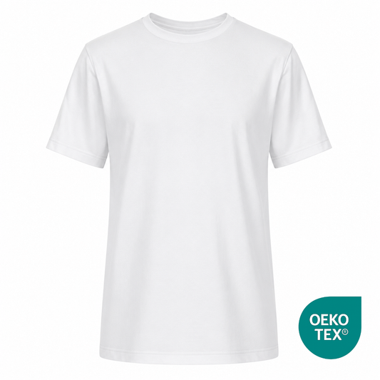 T-shirt en coton peigné et polyester